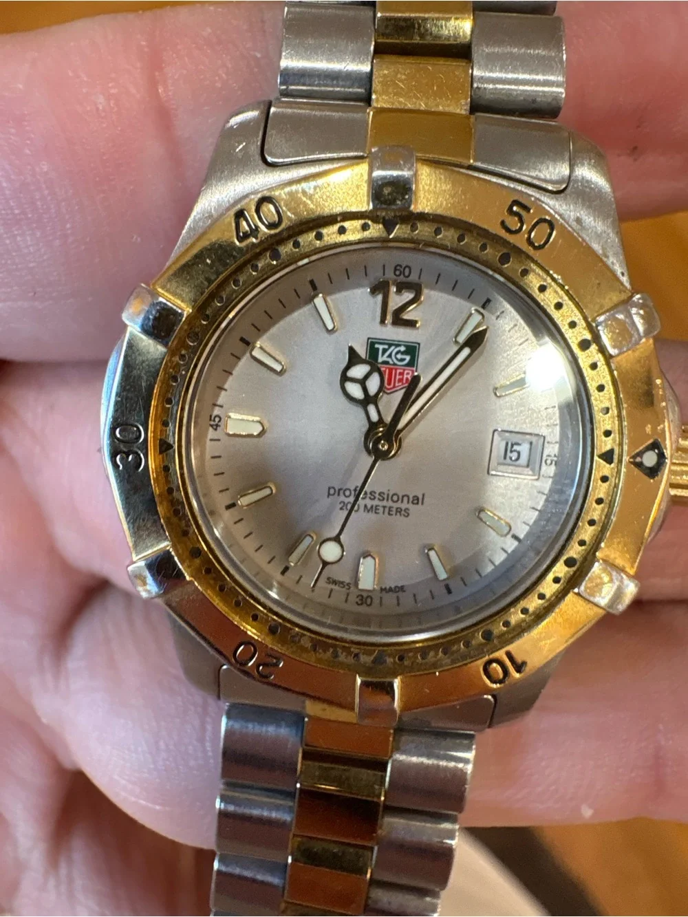 Tag Heuer 2000 Series Ladies two tone silver dial 28mm